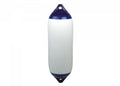 Fender F-serie hvit PVC sylindrisk langfender forfra
