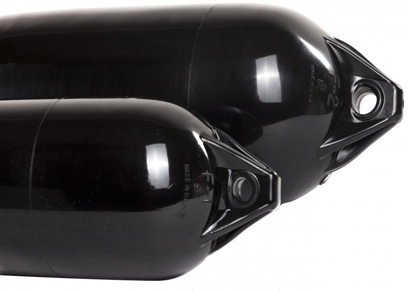 Montering av Fender F-serie svart sylindrisk langfender PVC - Polyform