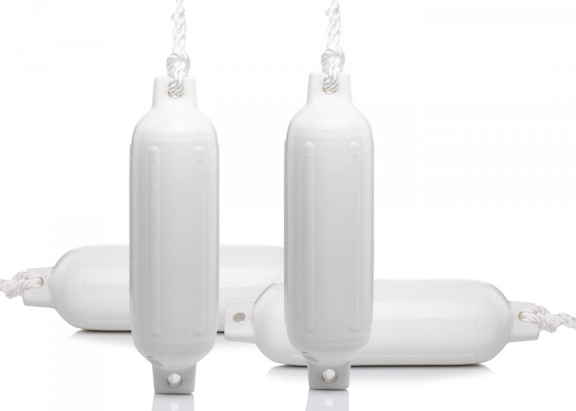 Fendersett G-serie hvit 4 stk inkl. fenderliner PVC forfra