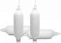 Fendersett G-serie hvit 4 stk inkl. fenderliner PVC forfra