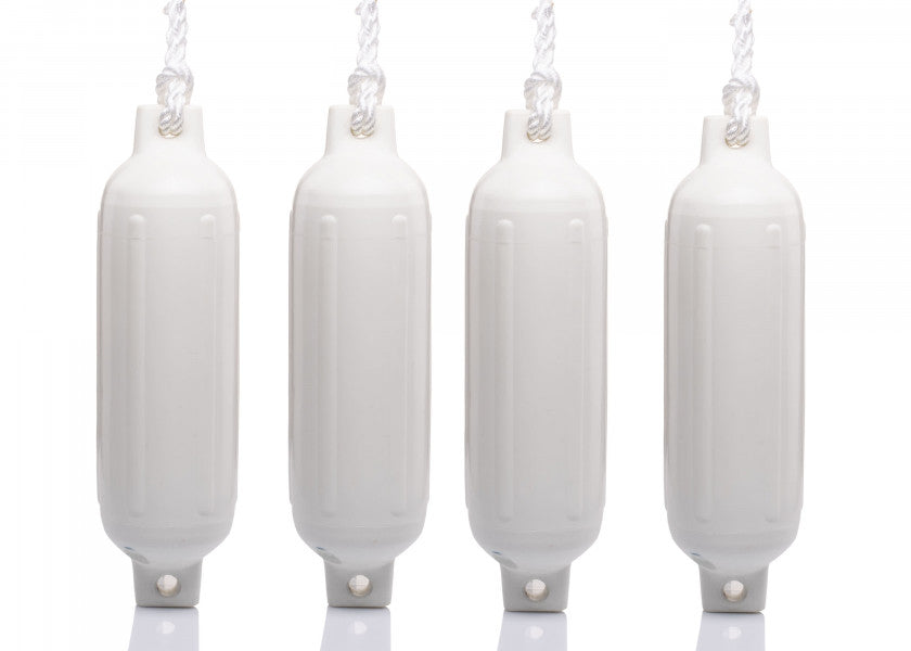 Fendersett G-serie hvit 4 stk inkl. fenderliner PVC bakside