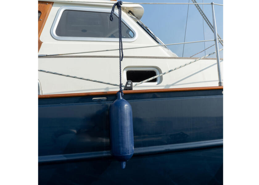 Fendersett G-serie marineblå 4 stk inkl. fenderliner detalj