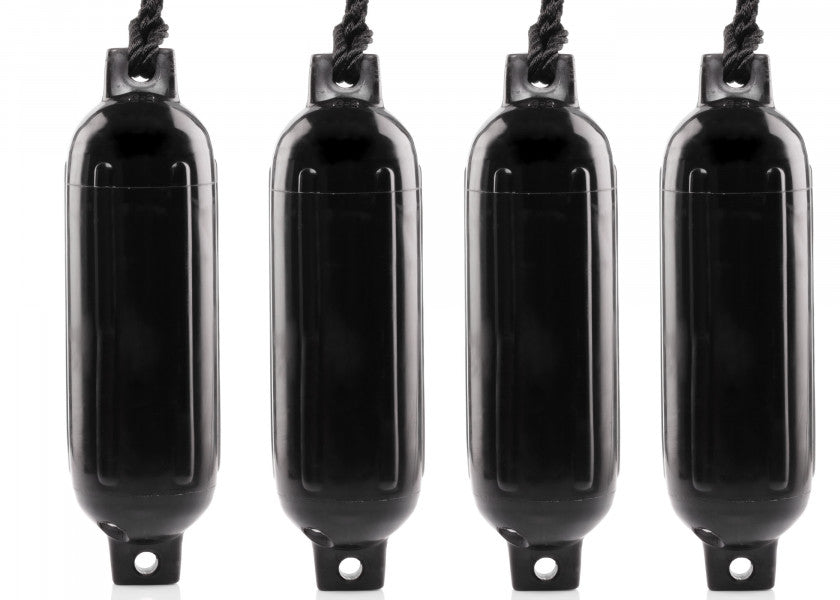 Fendersett G-serie svart 4 stk inkl. fenderliner PVC detalj