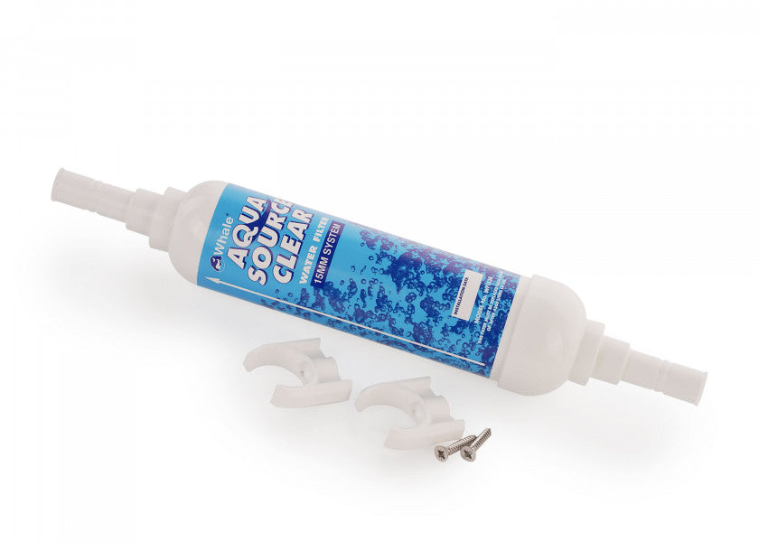 Ferskvannsfilter med aktivkull 4500 l 15 mm - WHALE for ferskvannssystem