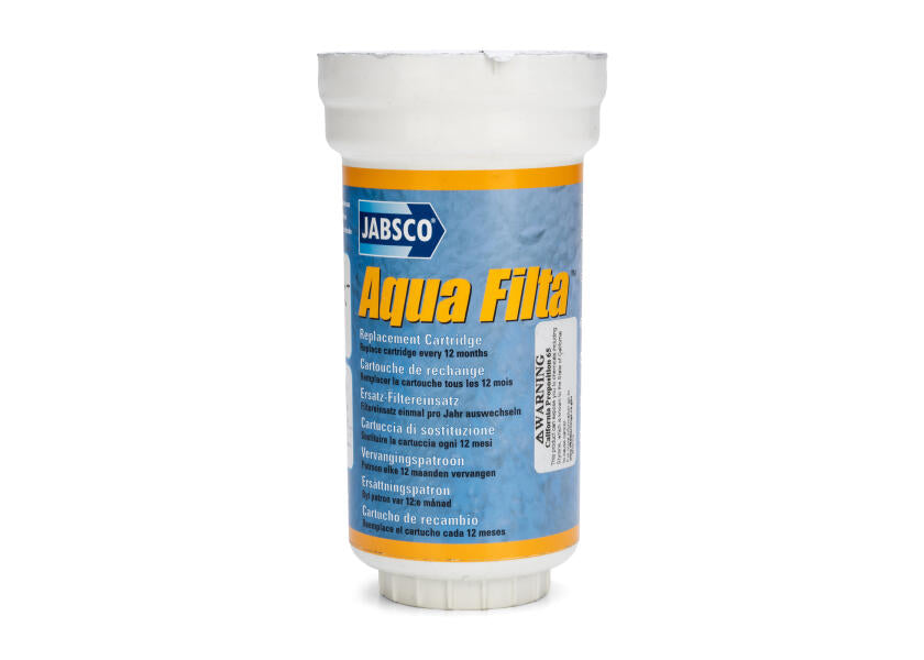 Filterpatron aktivkull for Aqua Filta drikkevannfilter - Jabsco forfra