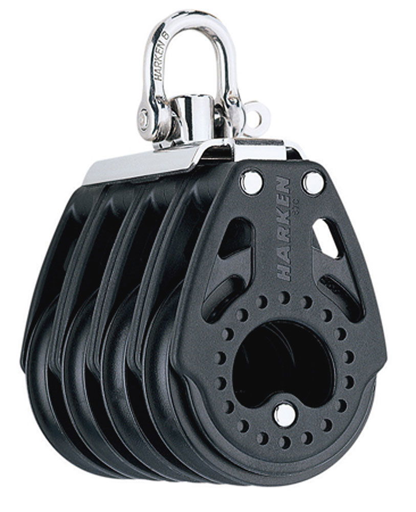 Fireskivet Carbo blokk 57 mm maks tau 10 mm 2270 kg - Harken forfra
