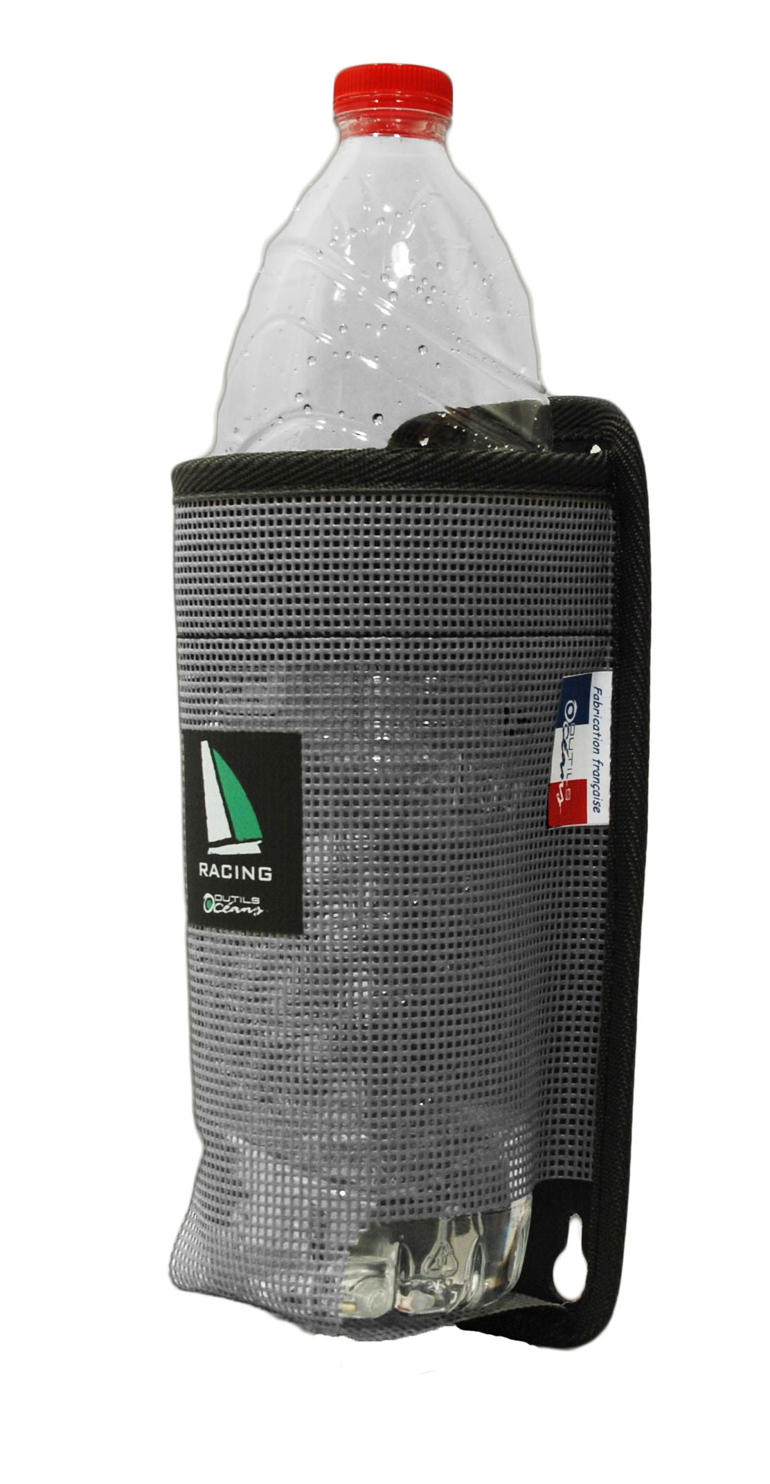 Flaskeholder Racing 250 x 100 mm lettvekt forfra