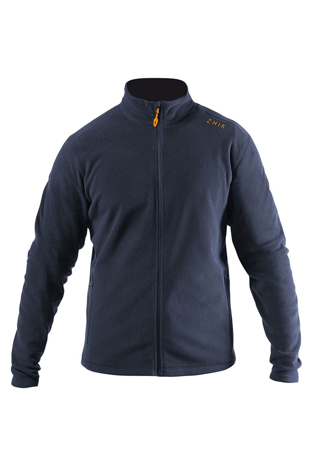 Fleecejakke Polartec mikrofleece resirkulert 159 GSM forfra