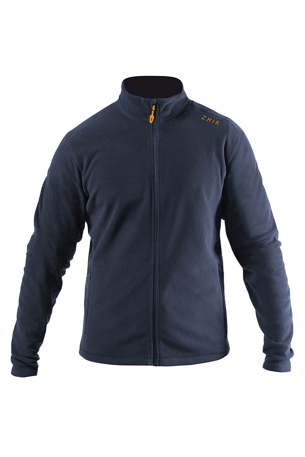 Fleecejakke Polartec mikrofleece resirkulert 159 GSM forfra
