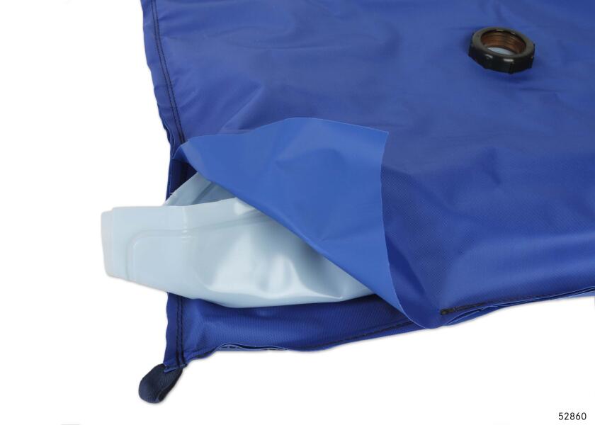 Fleksibel vanntank trapesformet - Plastimo bakside