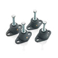 Fleksible motorfester for MGP sett à 4 stk forfra