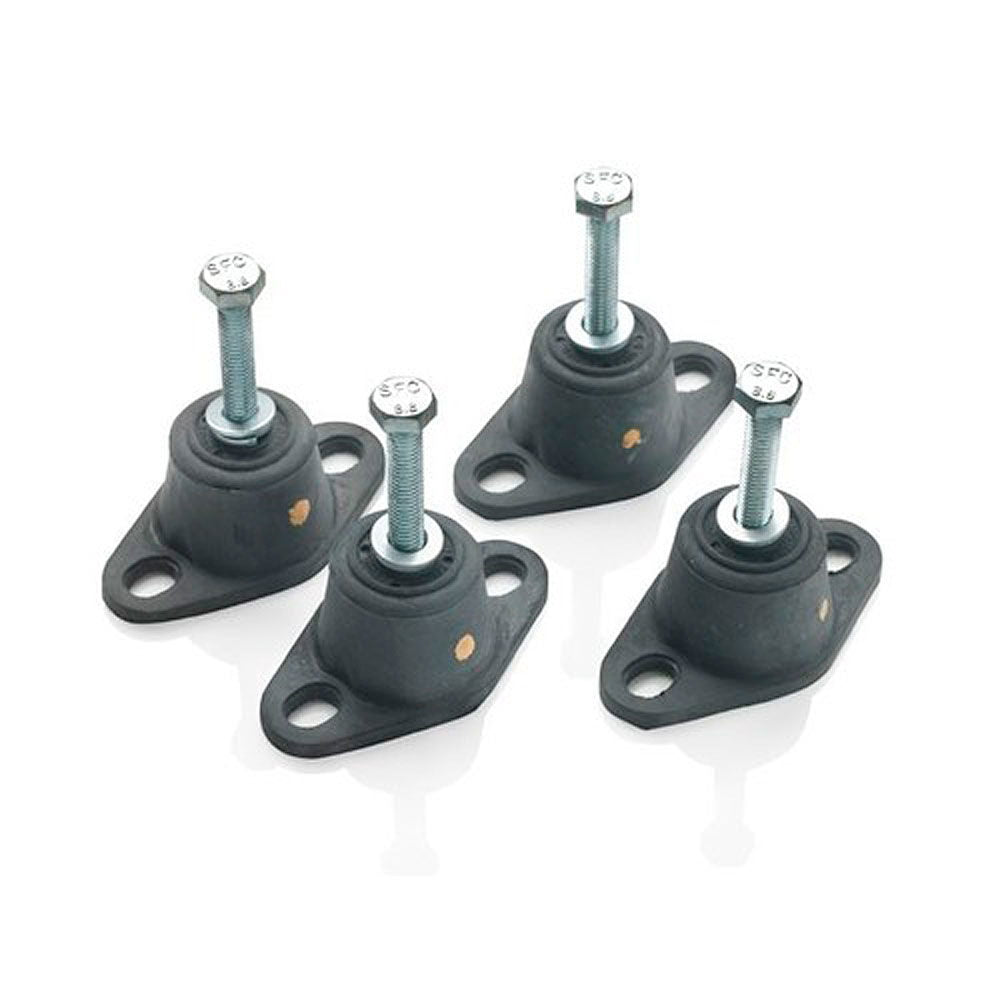 Fleksible motorfester sett à 4 stk type HPW/MGS/MGL forfra