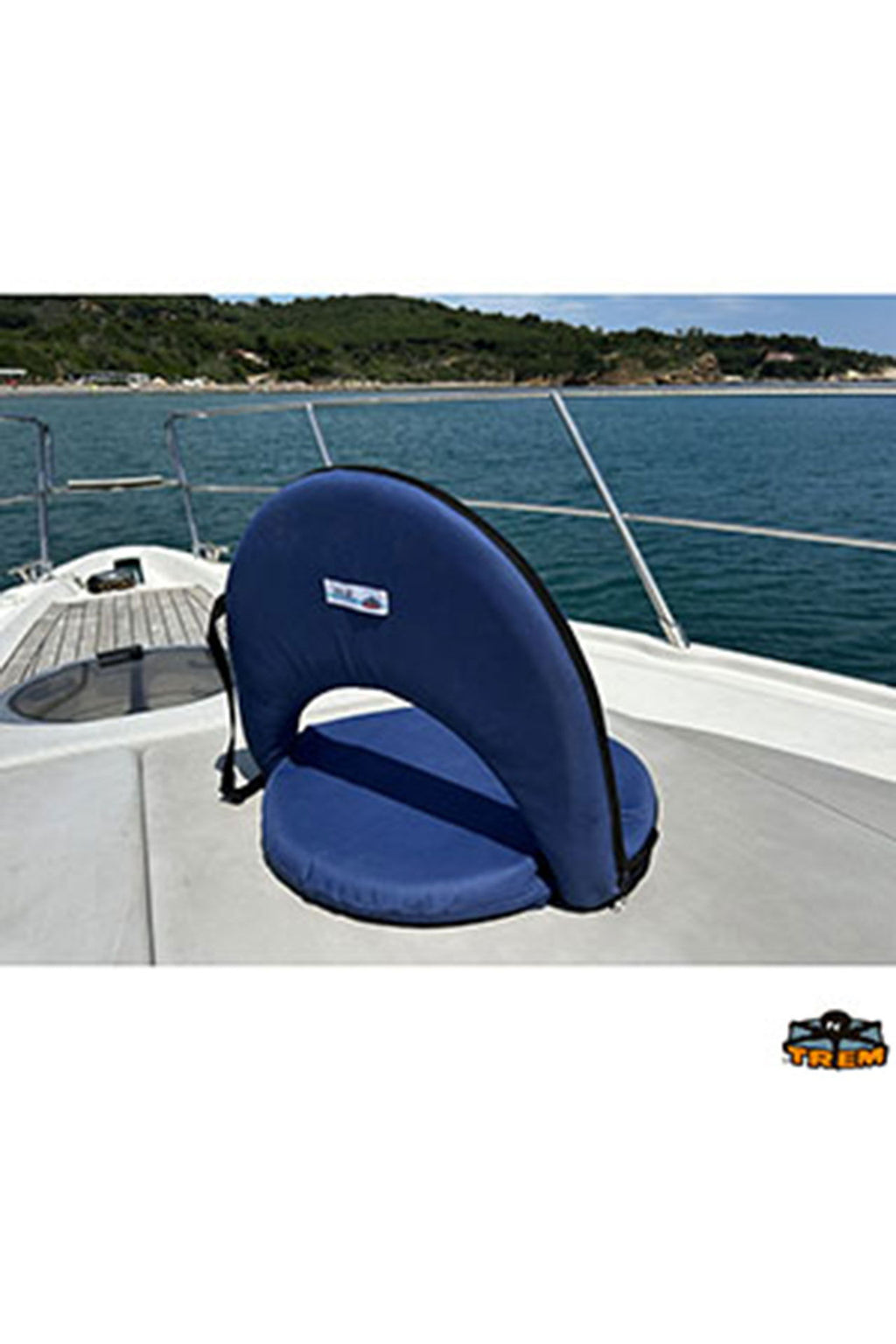 Flexi Seat mini sittepute med justerbar ryggstøtte bakside