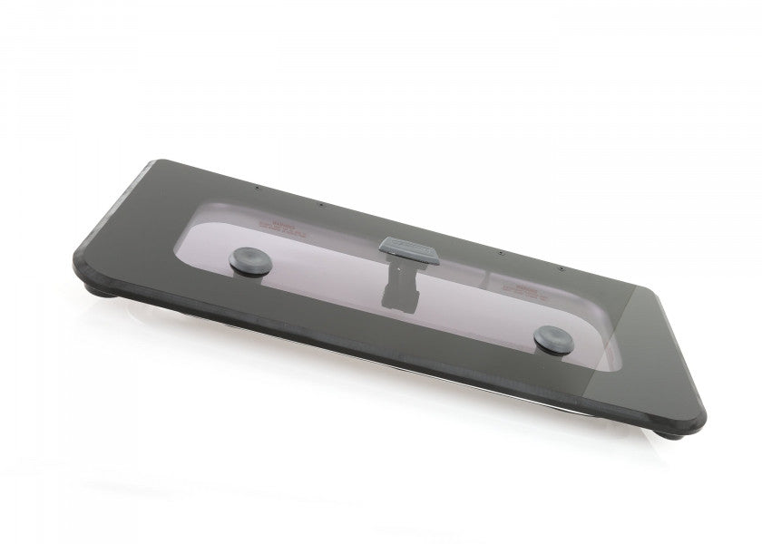 Flush Hatch dekksluke 575 x 275 mm aluminium røykgrå front