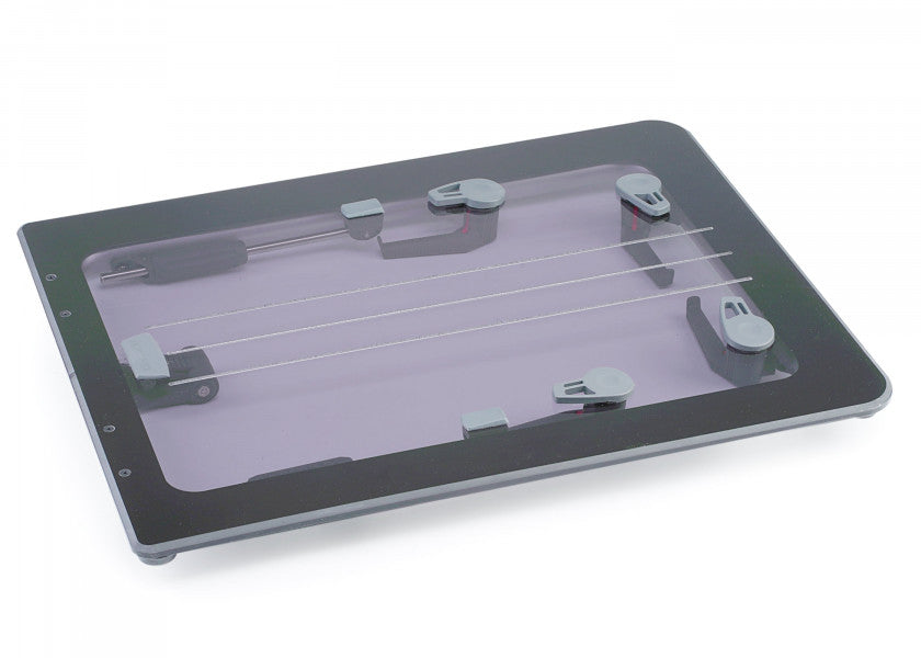 Flush Hatch dekksluke L 760 x 575 mm aluminium akryl røykgrå åpen