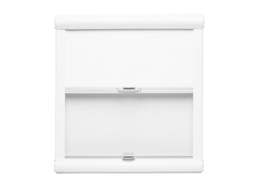 FLYBLIND blendingsrullegardin med insektsnett 590 x 560 mm forfra