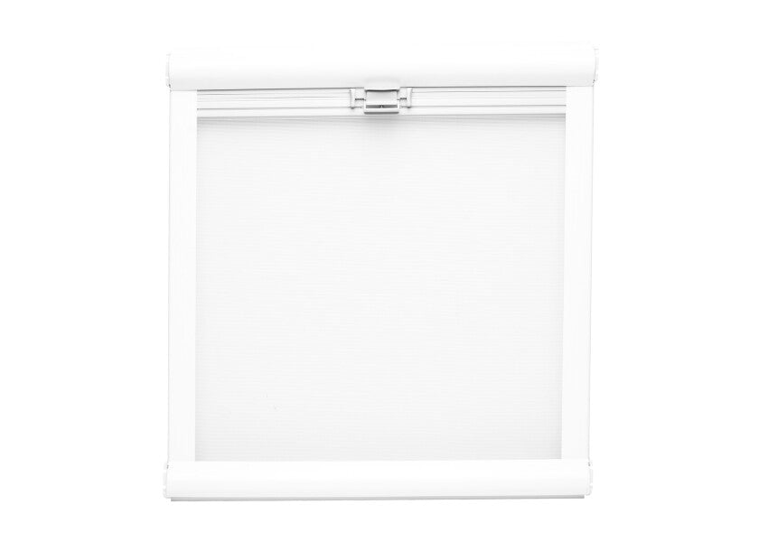 FLYBLIND blendingsrullegardin med insektsnett 590 x 560 mm bakside