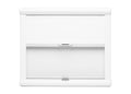 FLYBLIND blendingsrullegardin med insektsnett 590 x 430 mm forfra