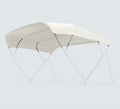 Flyinox bimini AISI 316 L 25 mm rør 170 cm 4 stag - Tessilmare front