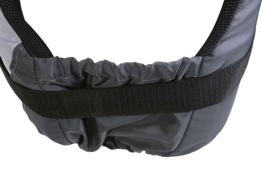 Flytevest JUMP 50N fastskum 40-120 kg nylon montert på person