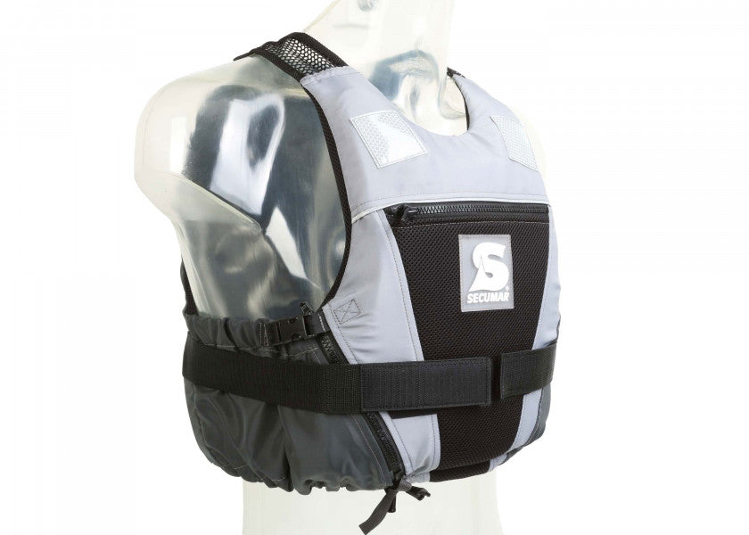 Flytevest JUMP 50N fastskum 40-120 kg nylon i bruk på vannet