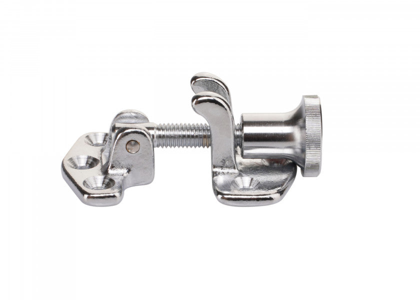 Forlukebeslag forkrommet messing 8 mm bolt forfra