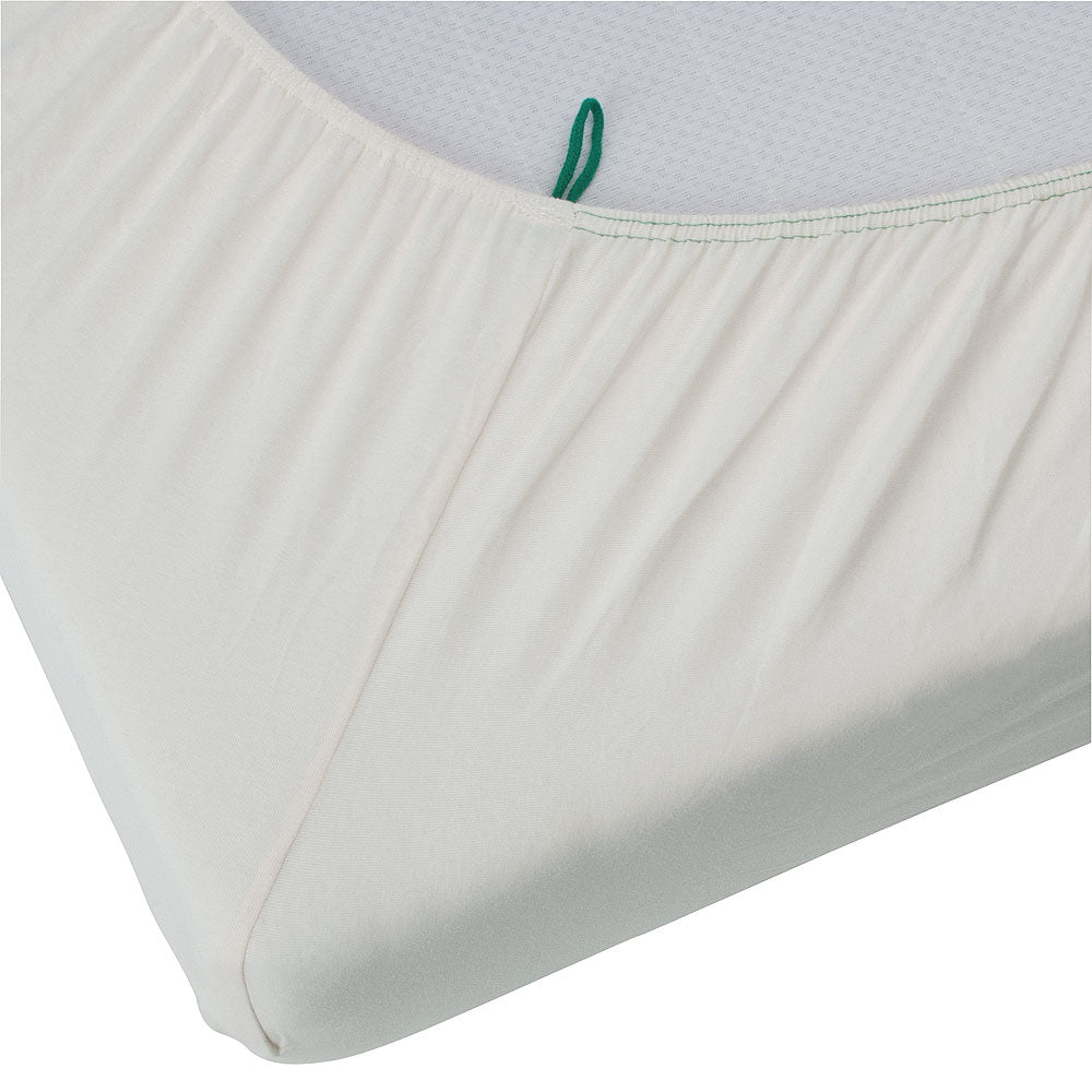 Formsydd laken for båt 75 x 200 cm bomull/elastan nærbilde av søm