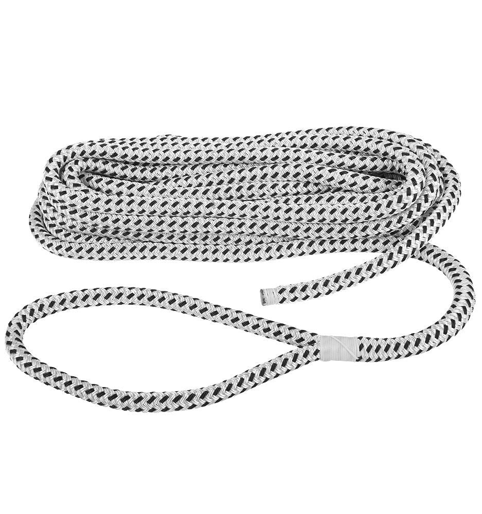 Fortøyningssett 4 x 6 m polyester 10 mm med veske - Compass detalj av tau