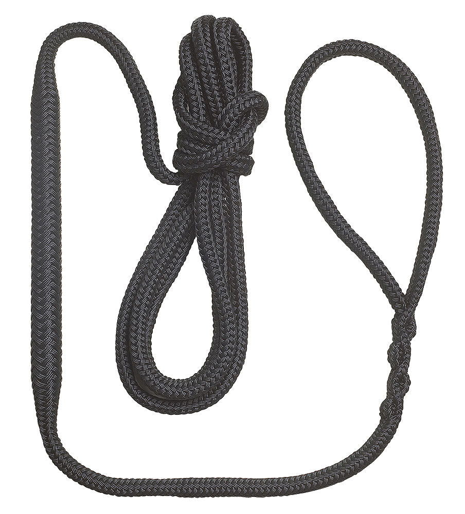 Fortøyningstau Miami 12 mm 6 m polyester med rykkdemper - FSE Robline forfra
