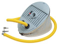 Fotpumpe to kammer 1,6 + 5 liter 800 mbar med 6 adaptere - BRAVO forfra