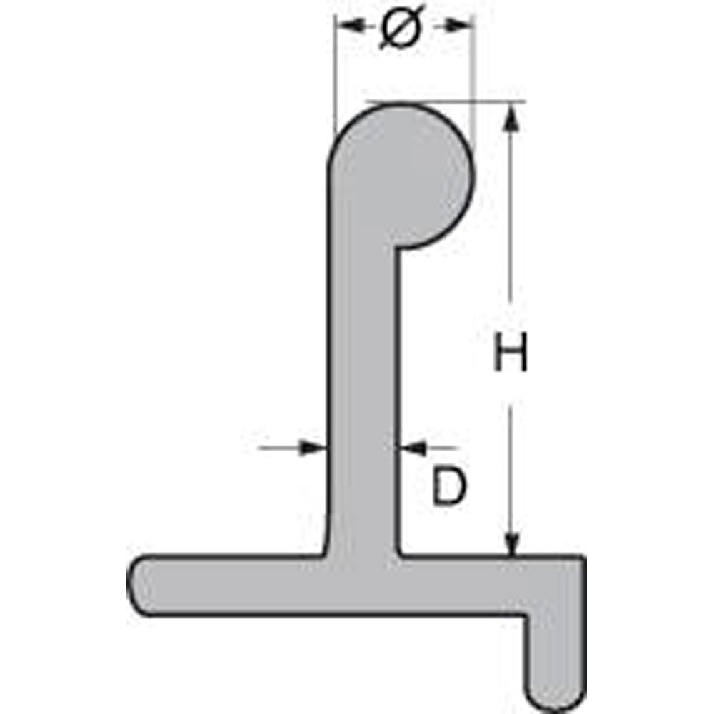 Fotrelingglider syrefast 9-13 mm 3000 kg for symmetrisk reling detalj