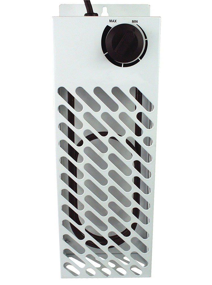 Frostbeskytter 220V 200 W med termostat kapslingsgrad 23 350 mm forside