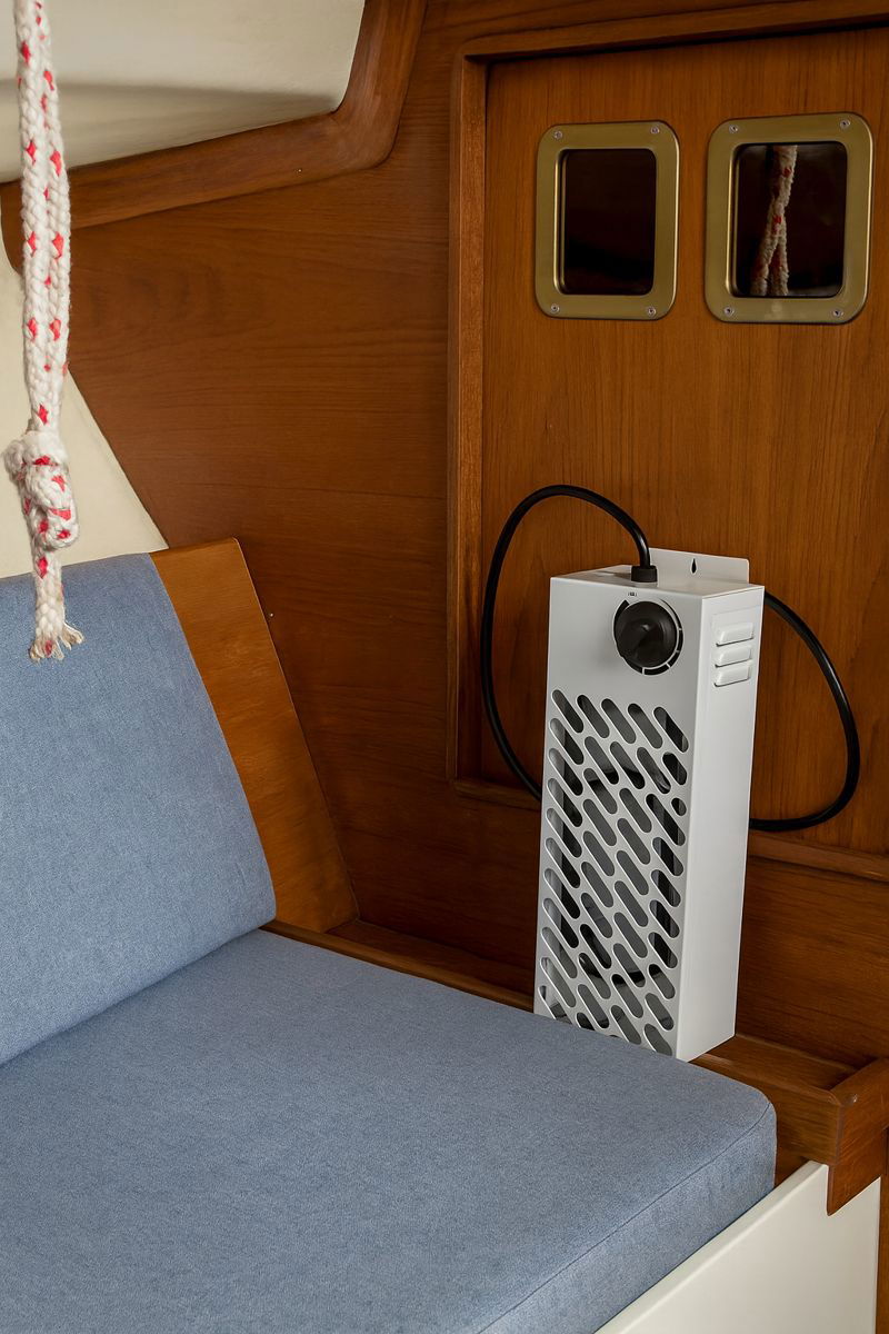 Frostbeskytter 220V 200 W med termostat kapslingsgrad 23 350 mm bakside
