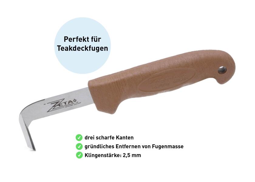 Fugekratser 2,5 mm med tre skarpe kanter helhetsbilde