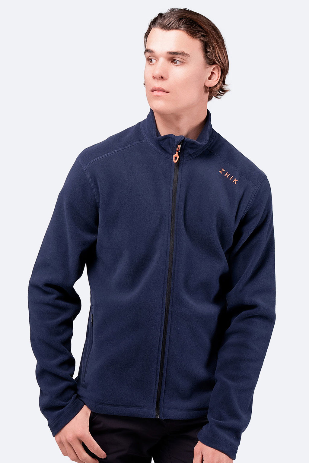 Full Zip fleecejakke 100% resirkulert 159 g/m² bakside