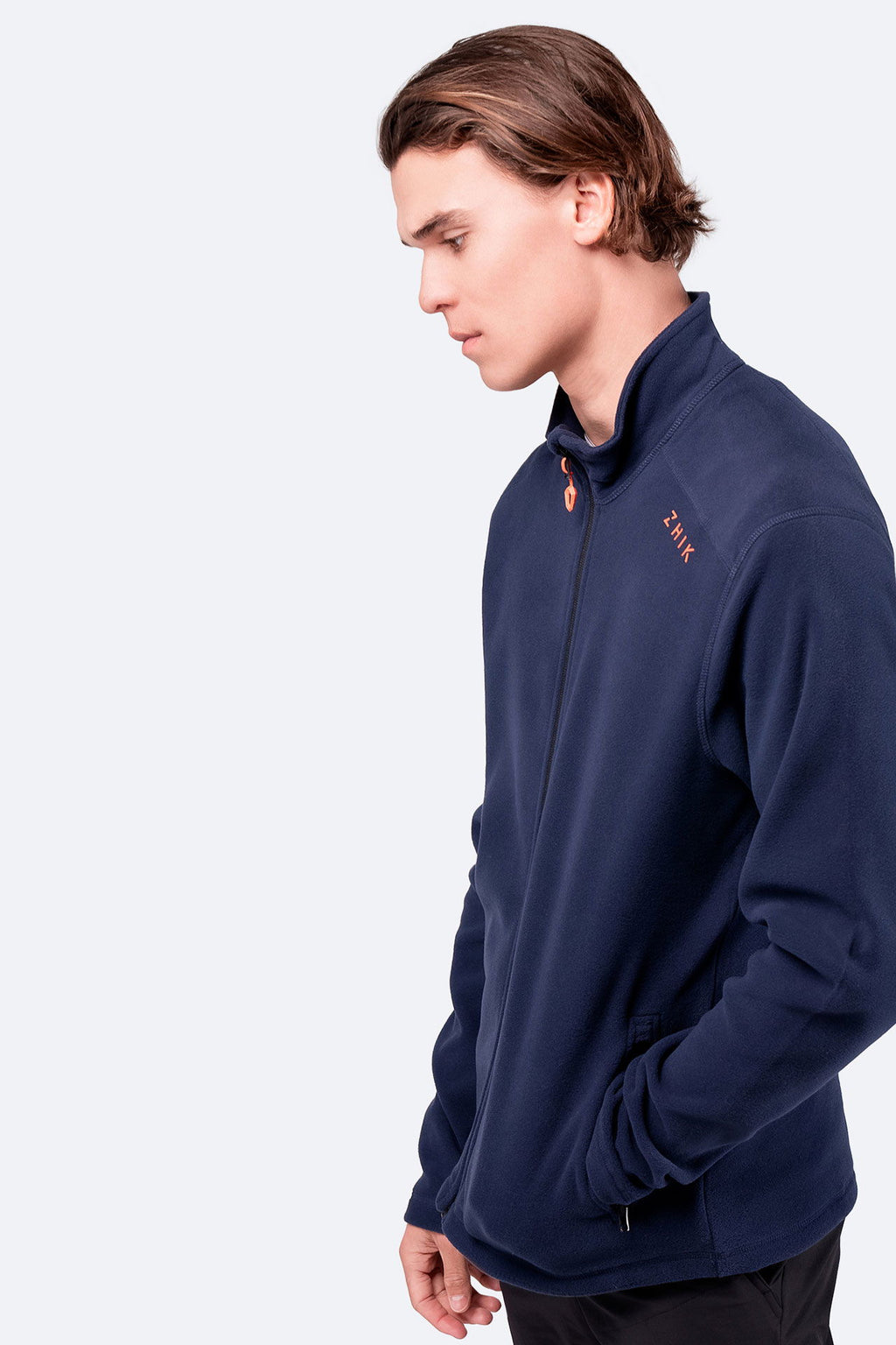 Full Zip fleecejakke 100% resirkulert 159 g/m² helfigur