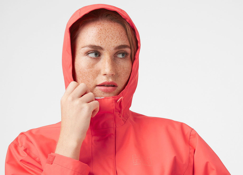 Funksjonsjakke dame HELLY TECH vanntett vindtett - Helly Hansen glidelås detalj