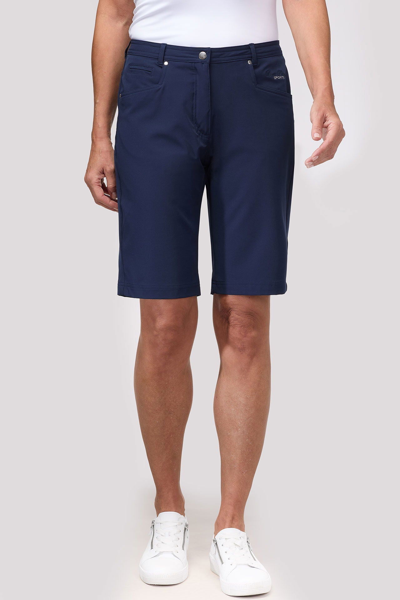 Funksjonsshorts dame stretch hurtig tørkende - LINEA PRIMERO detalj av stoff