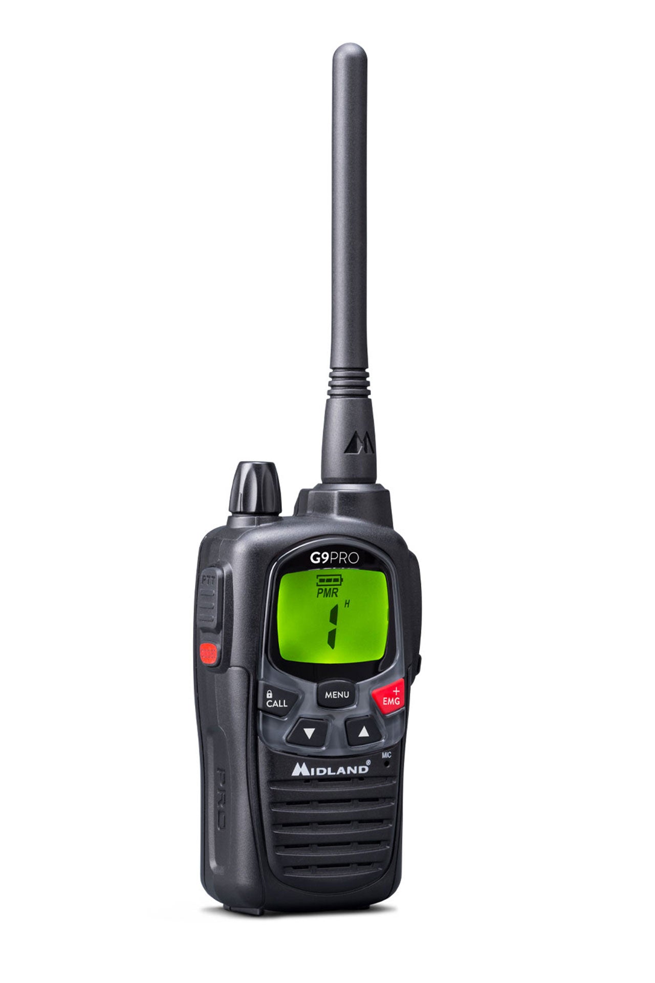 G9 Pro PMR446/LPD radio 16+69 kanaler bakside