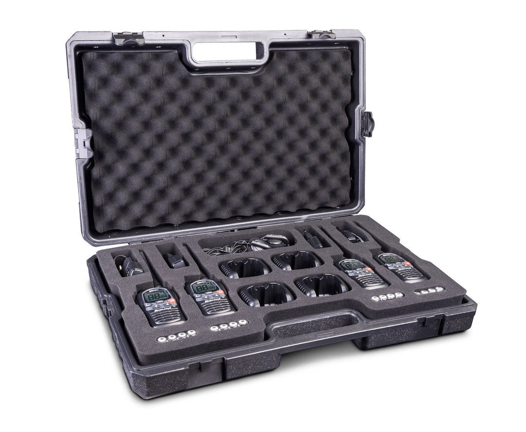 G9 Pro PMR446 radio 4-paks koffert montert på belte
