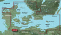 Garmin BlueChart g3 microSD/SD HXEU021R Danmark øst-Sverige sørøst sett forfra