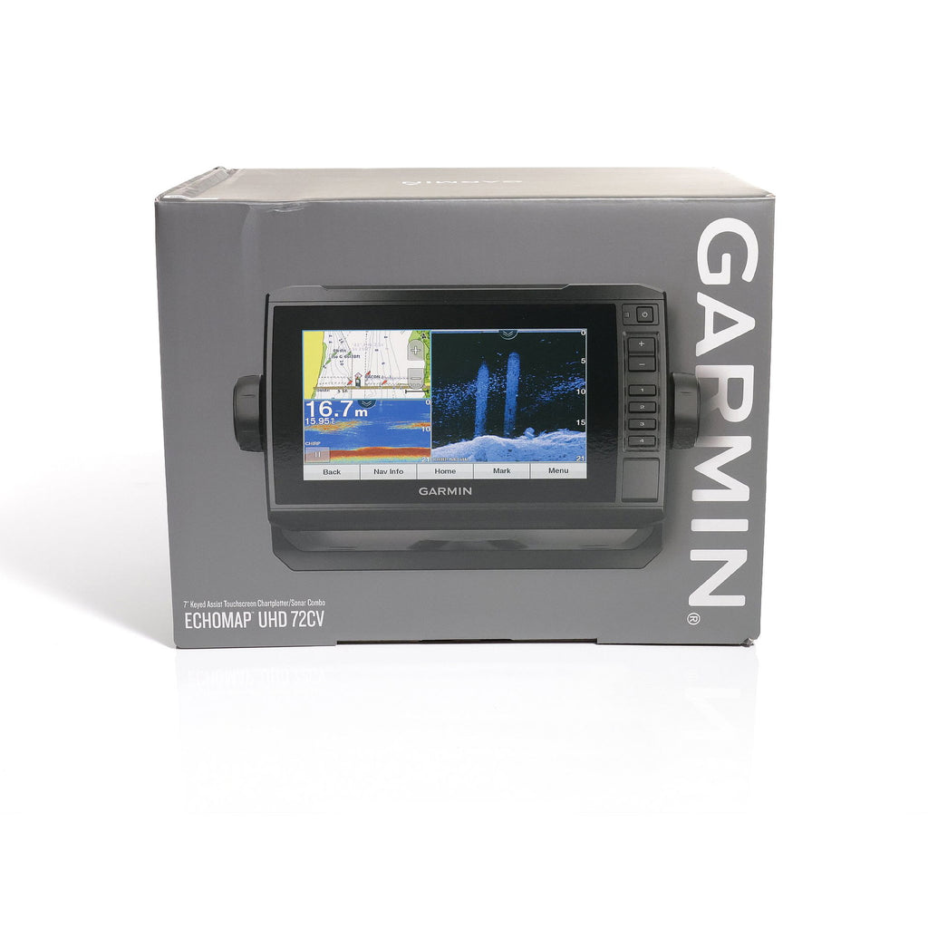 Garmin Echomap UHD 72 cv 7-tommers kartplotter skjermbilde