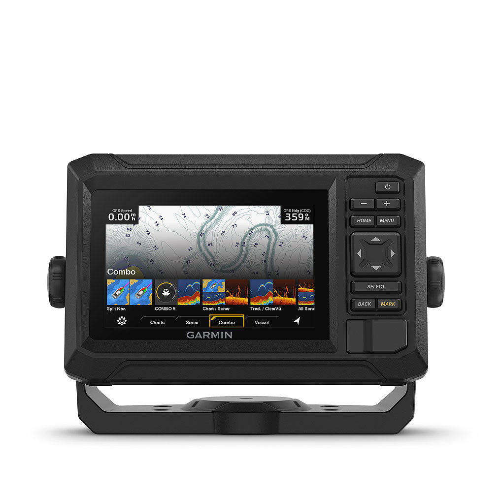Garmin Echomap UHD2 52 cv kartplotter 5 tommer forfra