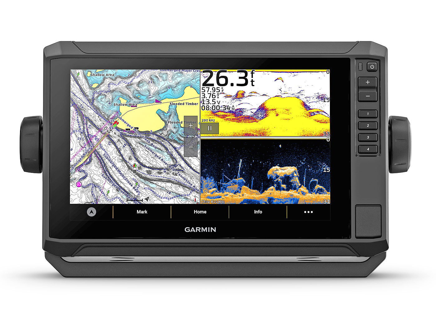 Garmin Echomap UHD2 62sv Touch kartplotter 6 foran
