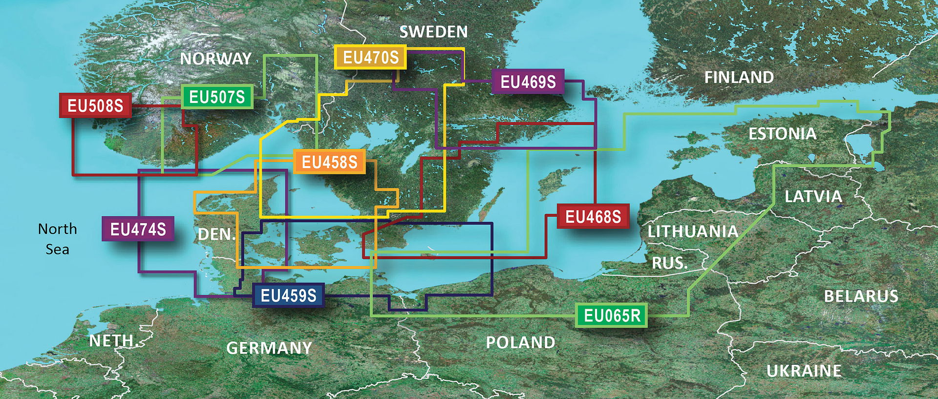 Garmin g2 Vision BlueChart VEU474S Aalborg til Eider forfra