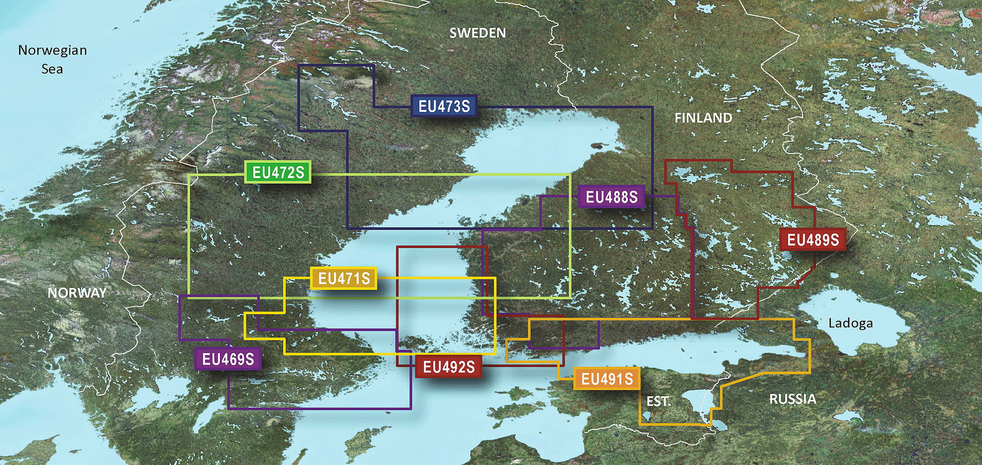 Garmin g2 Vision BlueChart VEU488S Keitele forfra
