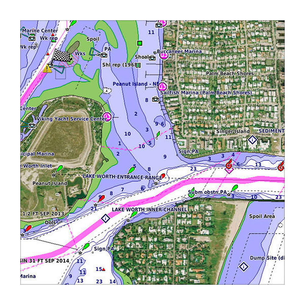 Garmin g2 Vision BlueChart VEU491S Kotka til Hanko forfra