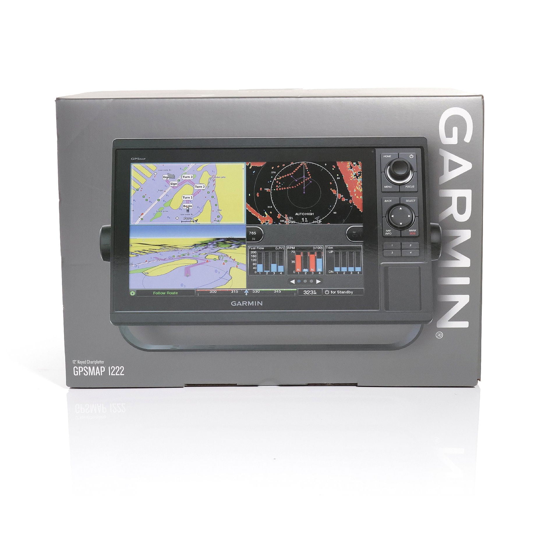 Garmin GPSMAP 1222 xsv kartplotter 12 tommer skjermbilde