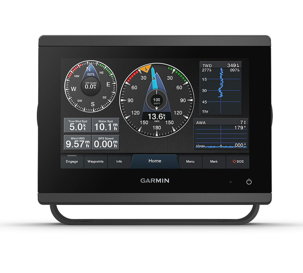Oversikt over Garmin GPSMAP 723 kartplotter 7 tommer touchskjerm
