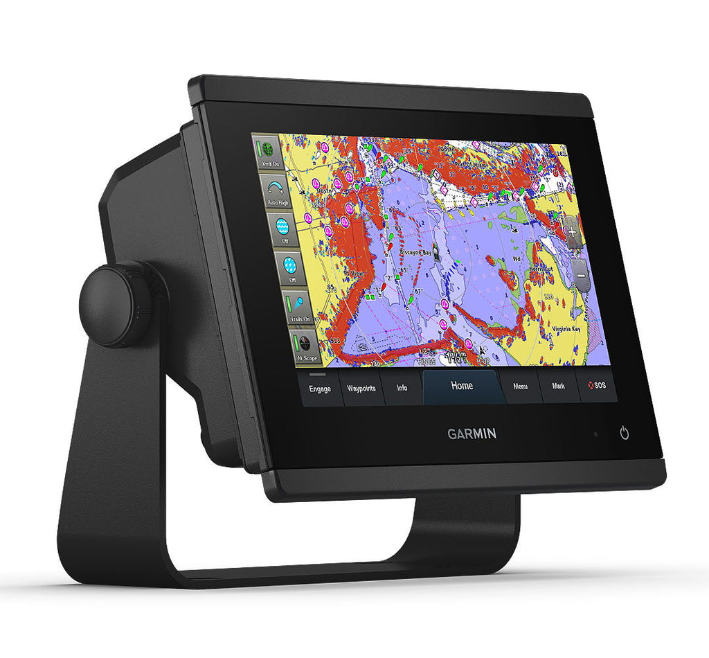 Garmin GPSMAP 723 kartplotter 7 tommer touchskjerm sideprofil